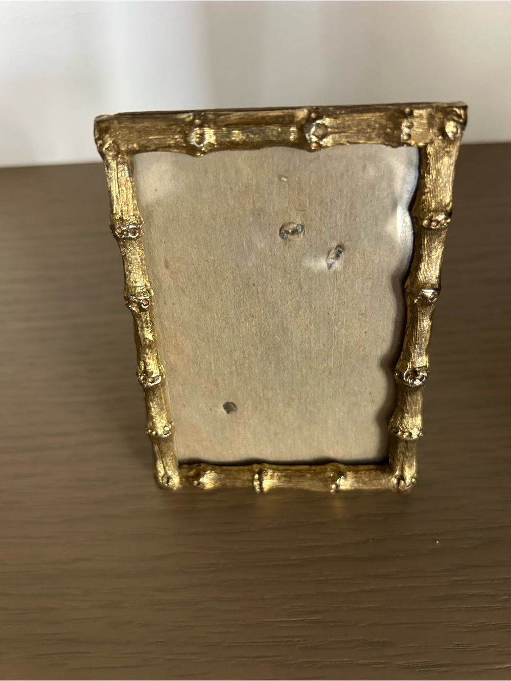 Vintage Gold Bamboo  Decorative Photo Frame - Home Accents